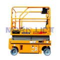 high quality 12m height working platform four wheels electric self propelled mobile hydraulic scissor lift for sale